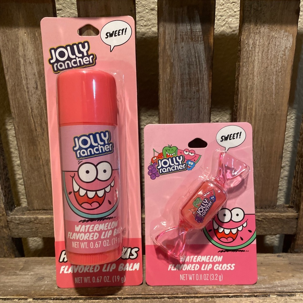 Jolly Rancher Lip Balm Set of 2, 1 Humongous & 1 Mini Candy Shaped Lip Balm Set